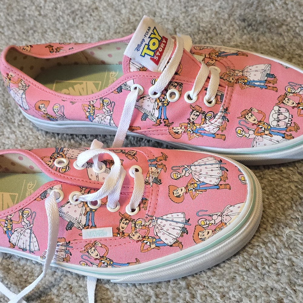 Vans Disney Pink Bo Peep Character Sneakers